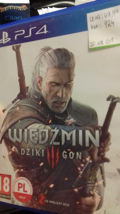Wiedźmin dziki gon ps4, sklep tychy, WYMIANA