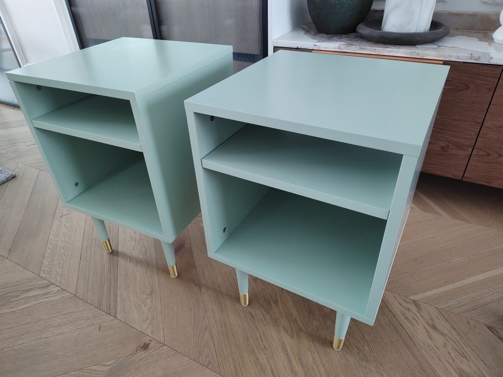 Szafki nocne Nowe, Miętowe, ciężkie porządne TKMaxx 40x60