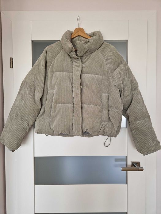 Kurtka SPAO jasnozielona/szałwiowa moda koreańska