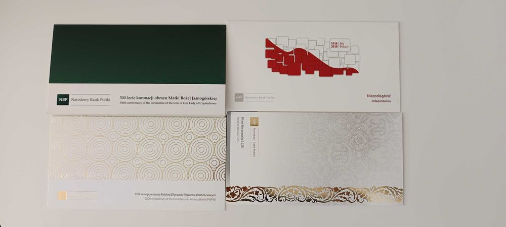 zestaw kolekcjonerskich banknotów