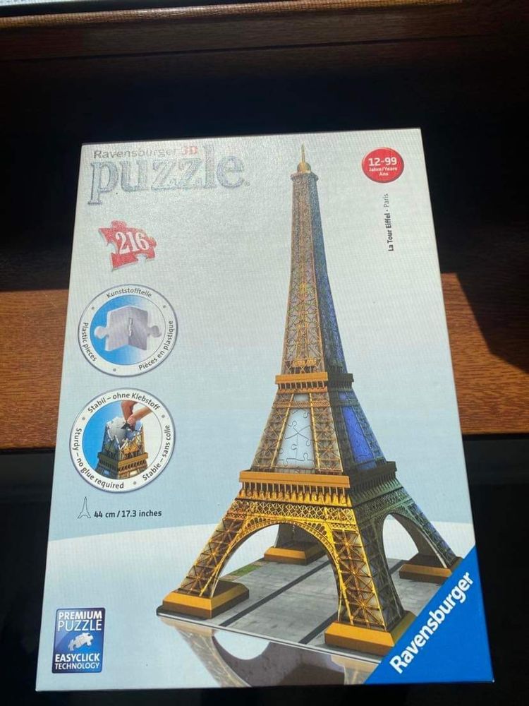 Puzzle 3D wieża Eiffla