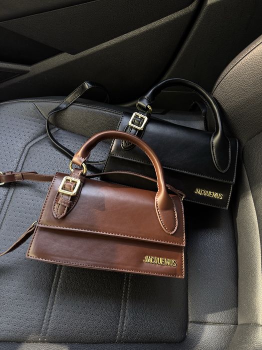 Сумка Jacquemus Le Chiquito Long Boucle Black. Сумка жакмюс