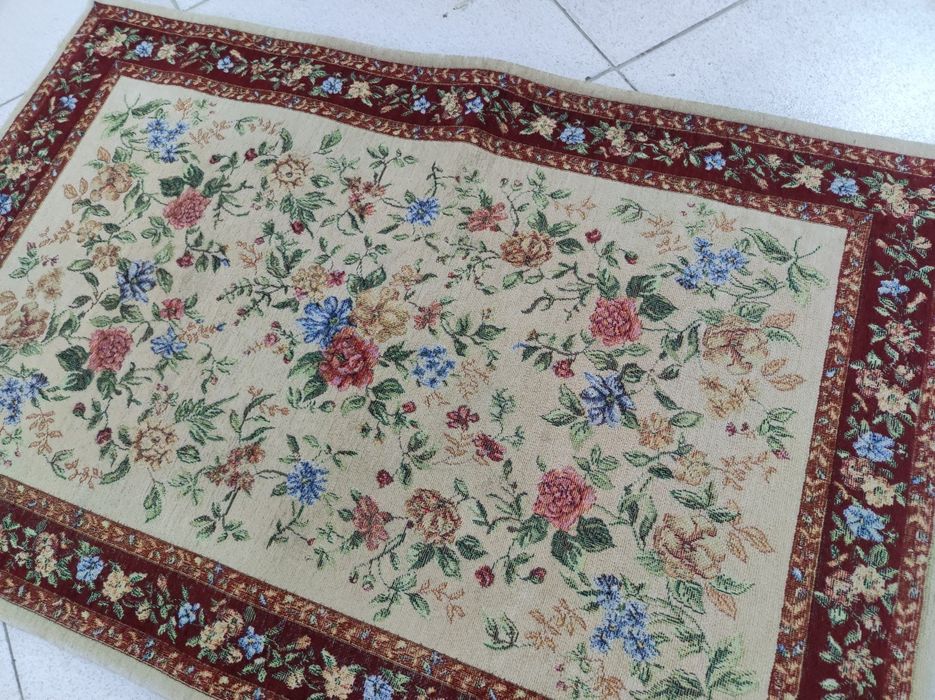 Tapete florido bonito