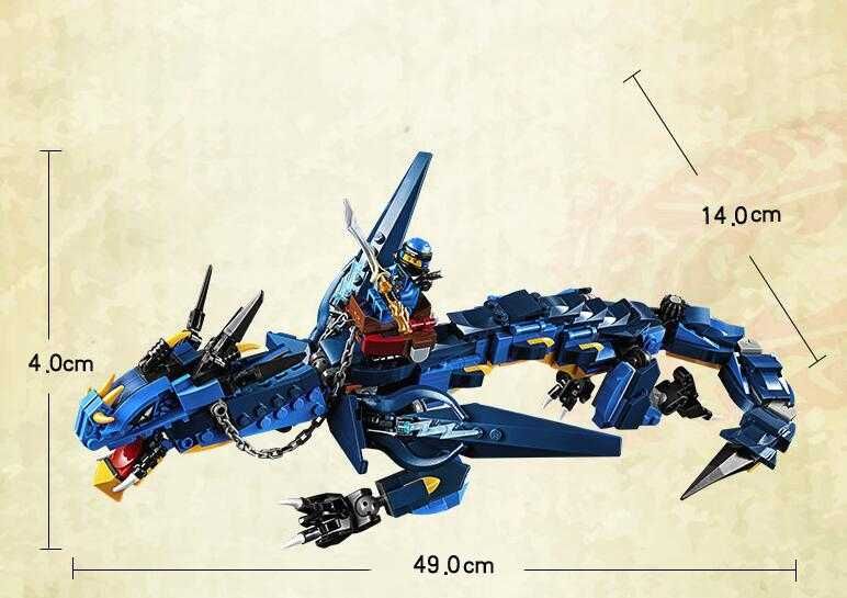 Set / Kit Ninjago: Dragão de Tempestade (compatível com lego)