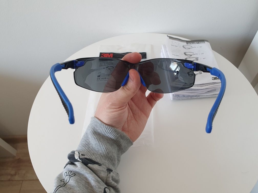 Okulary Ochronne Przyciemniane 3M Solus1000 Okulary Robocze!