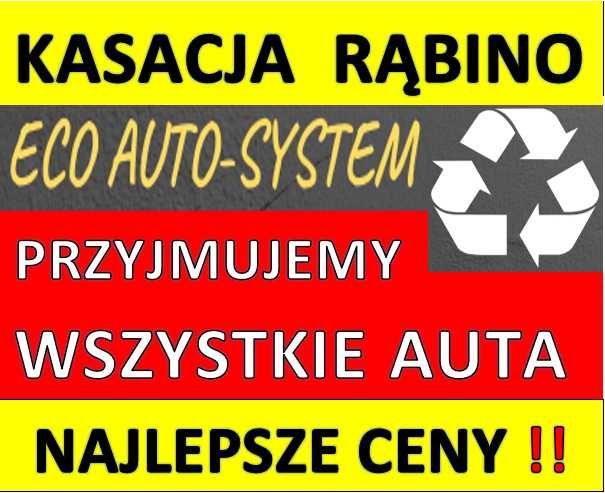 Kasacja pojazdów Rąbino  NAJLEPSZE CENY ! ODBIÓR GRATIS