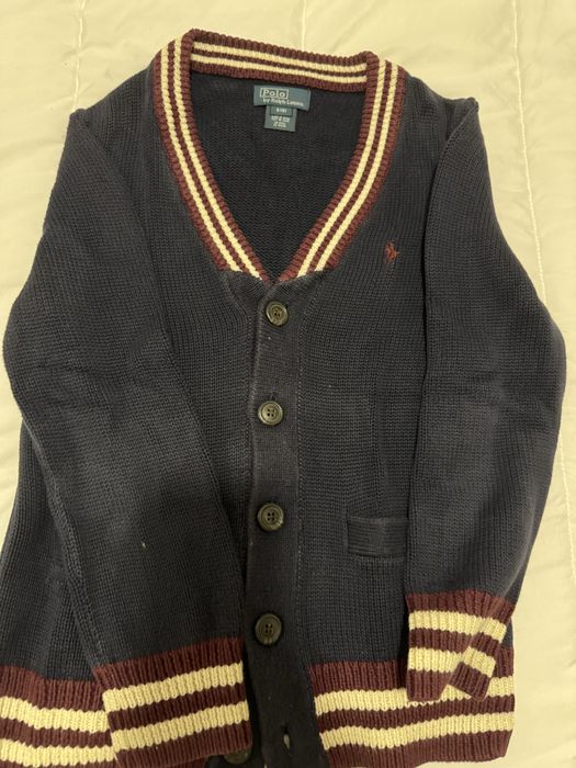 Casaco de malha marca ralph lauren tamanho 8 anos
