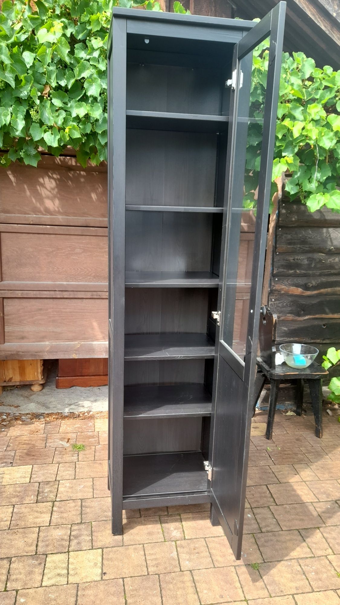 Witryny, biblioteczki, Ikea , Hemnes, lite drewno - 2 sztuki