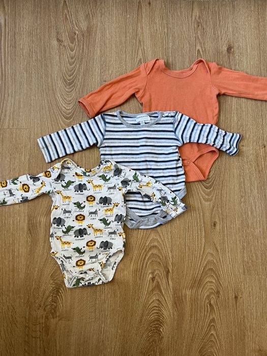 Komplet body kolorowych, 3-pack, Sinsay, rozmiar 68