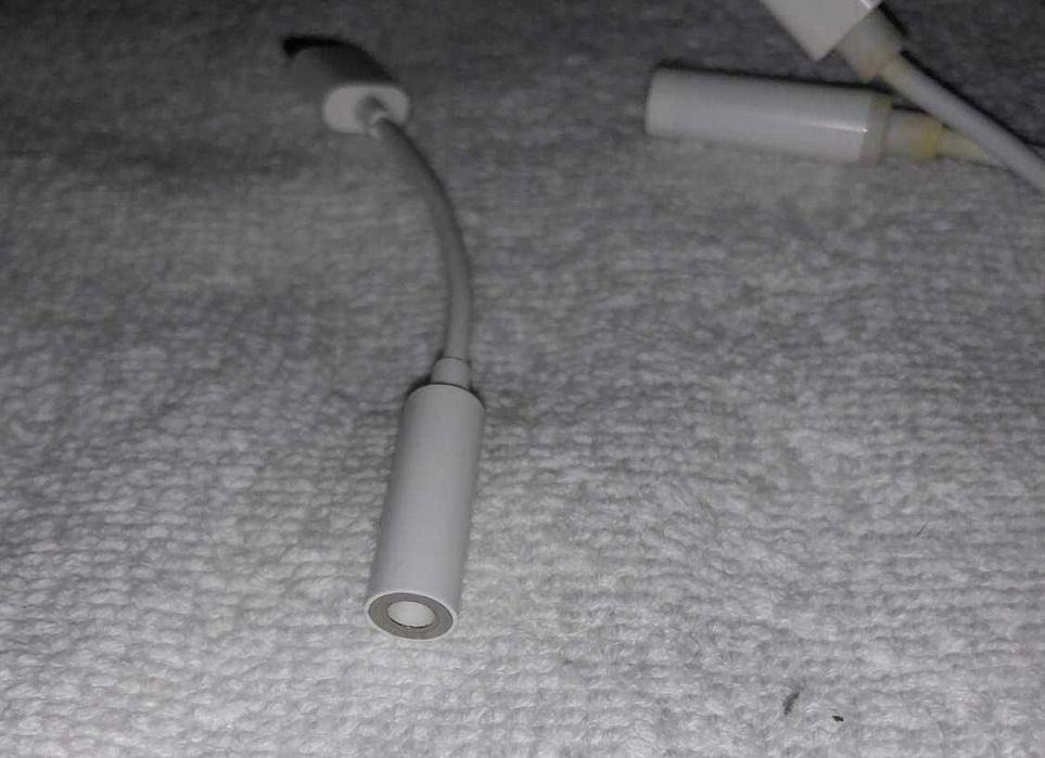 5 Adaptadores,fones Cabo Apple 2 Em 1 Lightning+USB-C-Jack 3.5mm