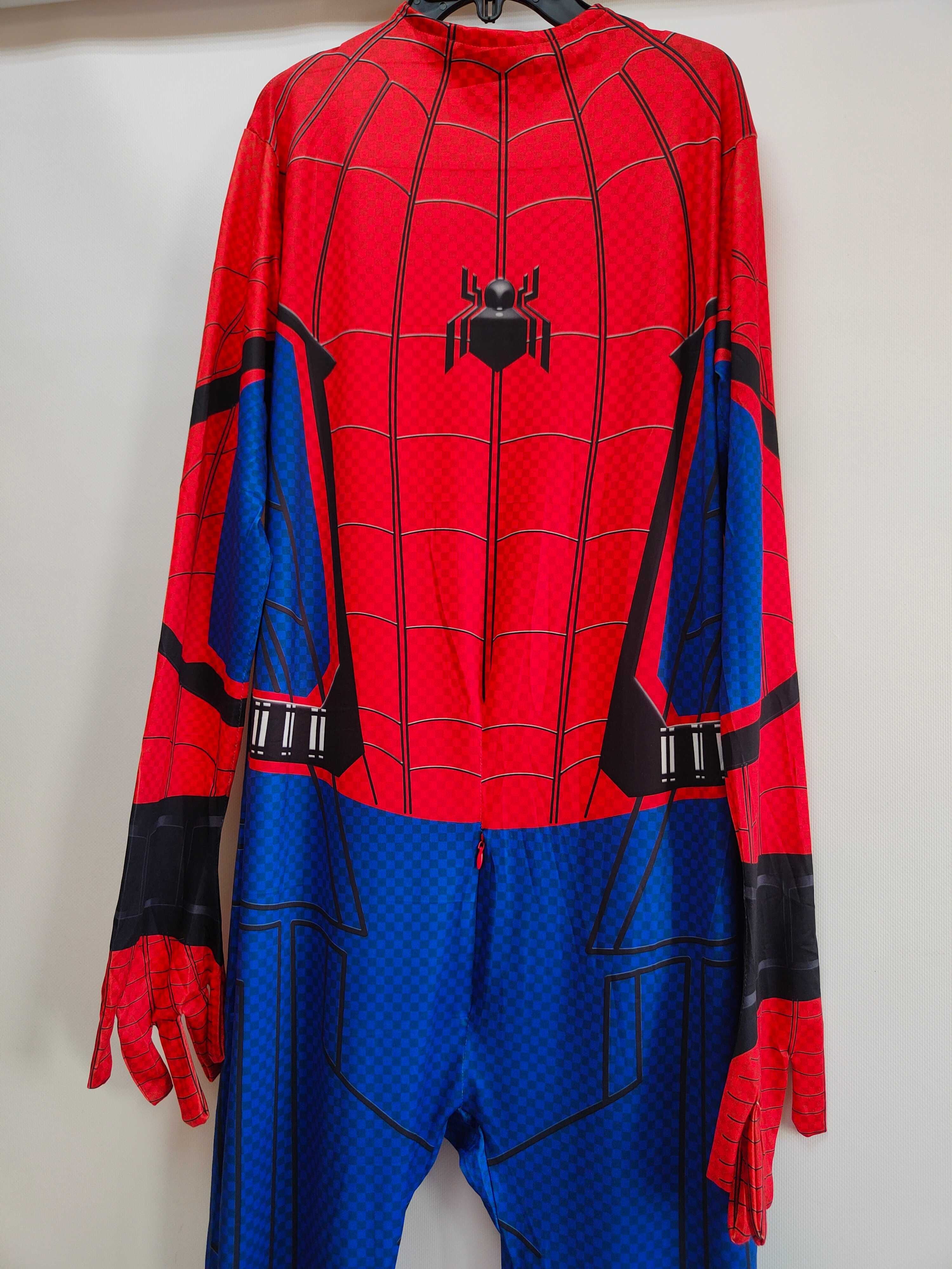 Strój Spiderman Kostium Przebranie Maska rozmiar 190cm/107/K
