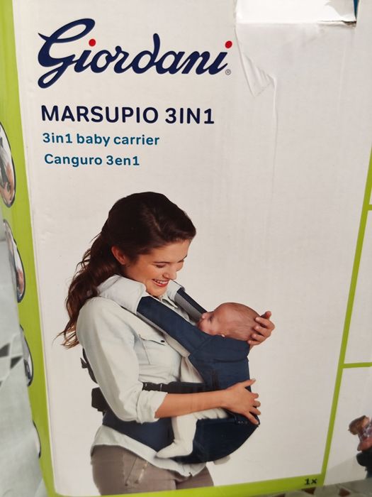 Berço Trama + colchão + trocador ikea + dossel + Marsupio