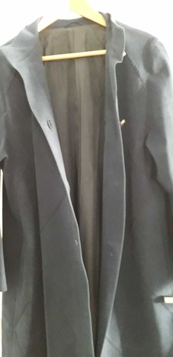 Casaco comprido de senhora, azul escuro