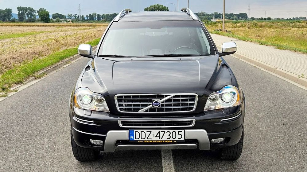 Volvo XC 90 2.4 D5 200KM Lift Xenony Ledy Skóra Nawi El. Grzane Fotele 7 Miejsc
