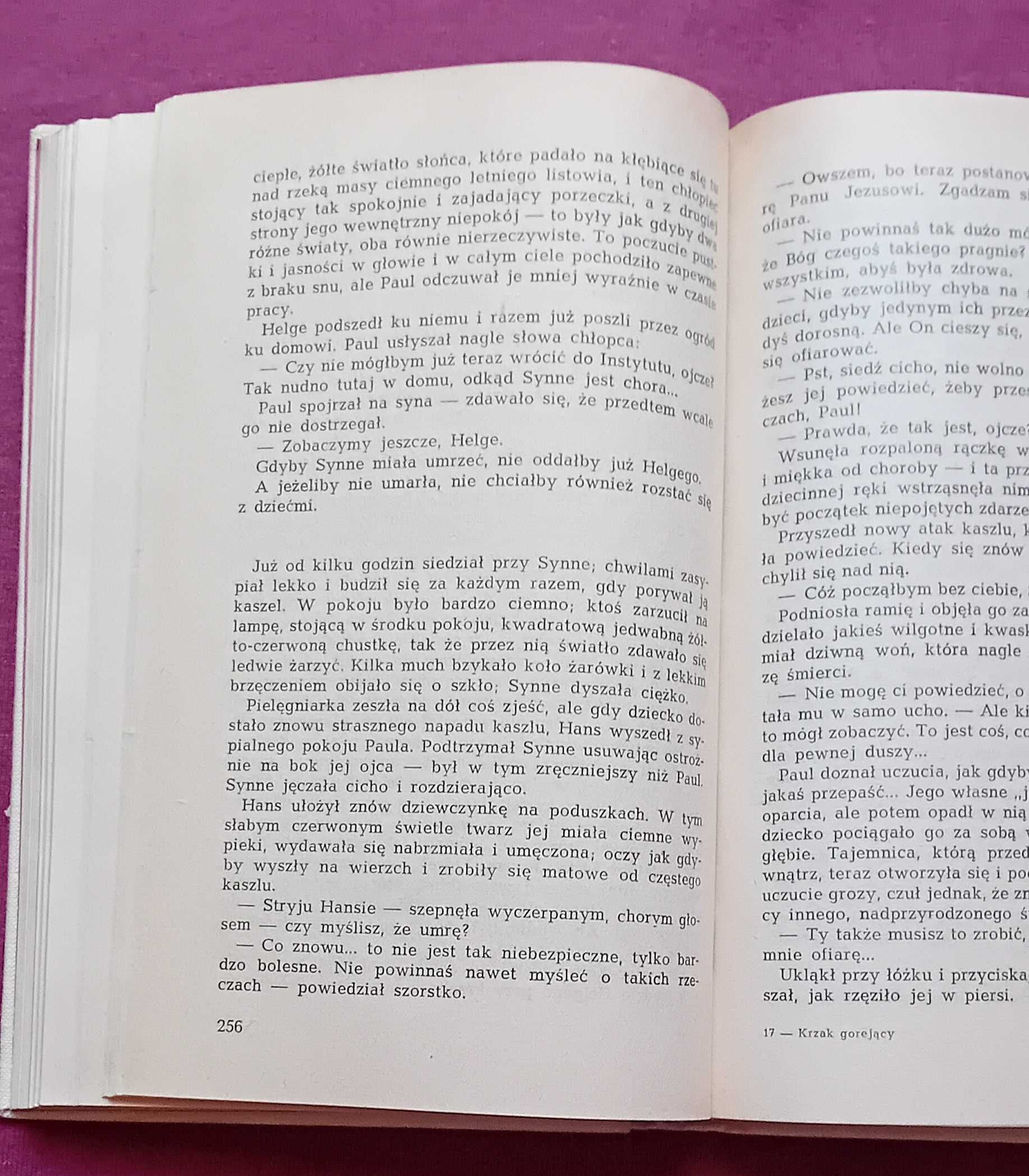 Sigrid Undset. Krzak gorejący. PAX, 1972 r. Wydanie II.