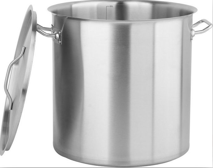 garnek 100 l grube dno 3 warstwowe + pokrywka uszkodzony