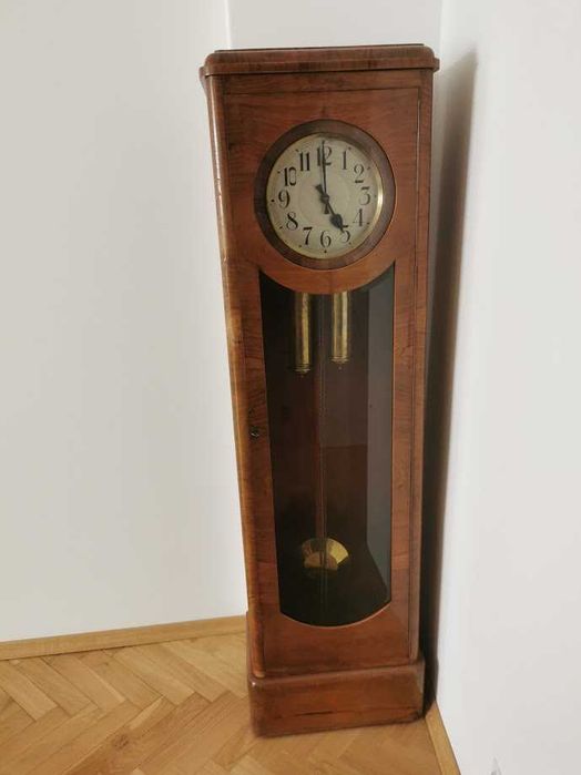 Stary zegar stojący GUSTAV BECKER Regina Gong Art Deco