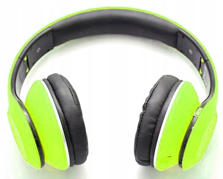 Wygodne Bezprzewodowe Słuchawki Nauszne Bluetooth Mikrofon Akumulator