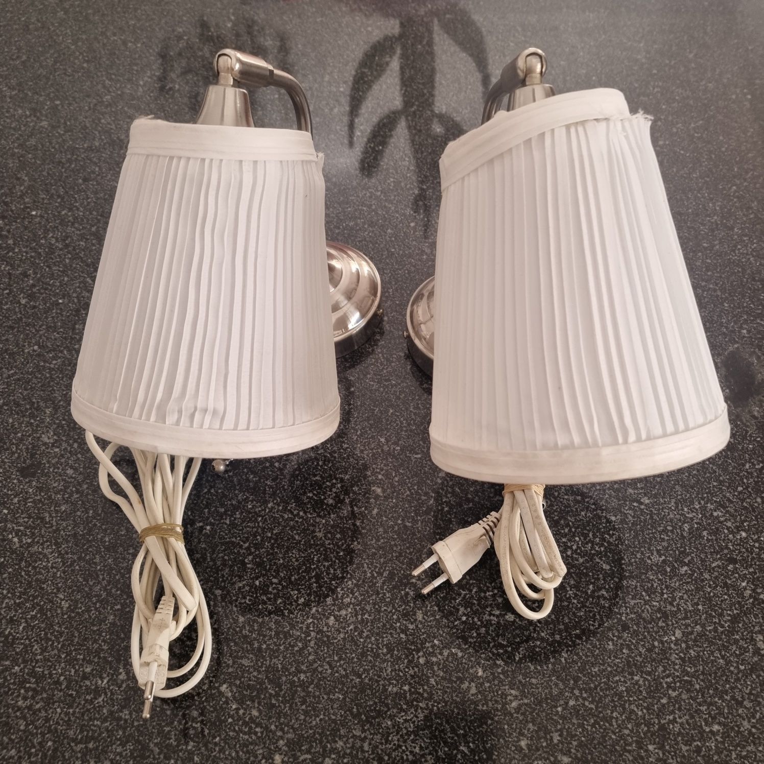 Conjunto de 2 candeeiros de parede