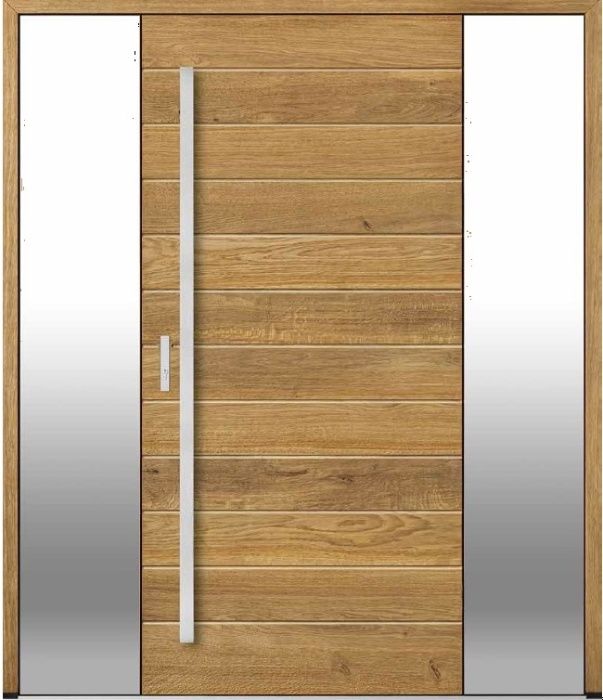 Drzwi DOORSY VINTAGE drewniane zewnętrzne wejściowe 100mm grubości