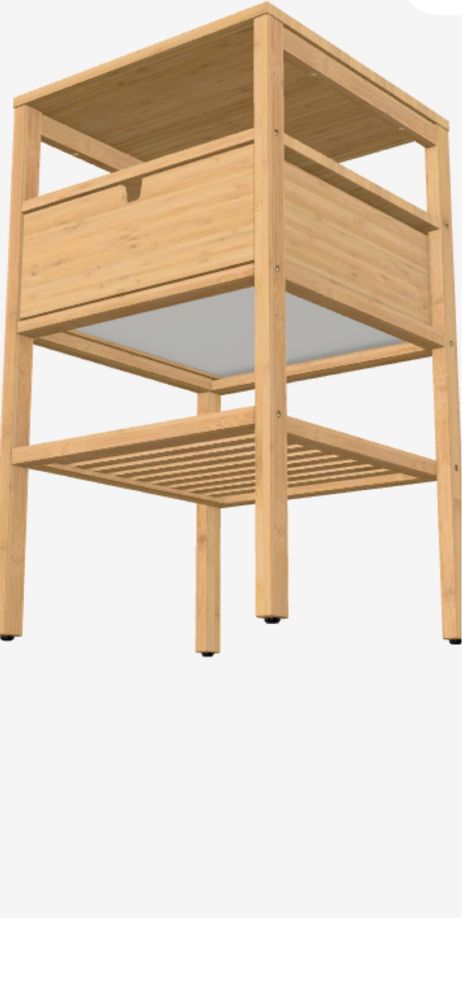 NORDIKSA IKEA - bambusowy stolik nocny