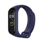 Silikonowa Opaska Zamienna Do Xiaomi Mi Band 4 / Mi Band 3 Granatowa