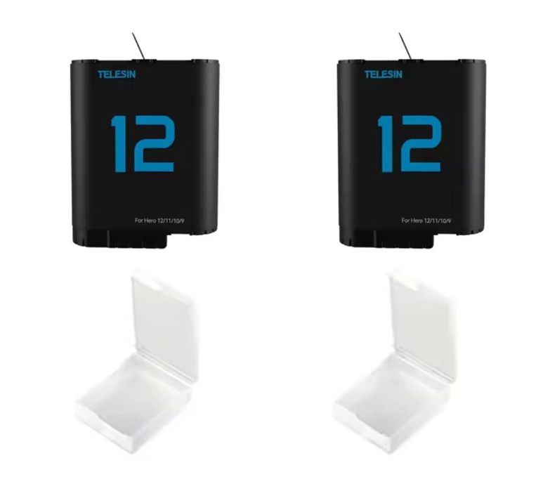 Аккумулятор Telesin для экшн-камер GoPro Hero 9/10/11/12 1720 мА·ч