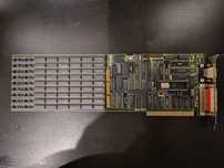 Vintage karta RAM do komputera klasy PC XT retro computing