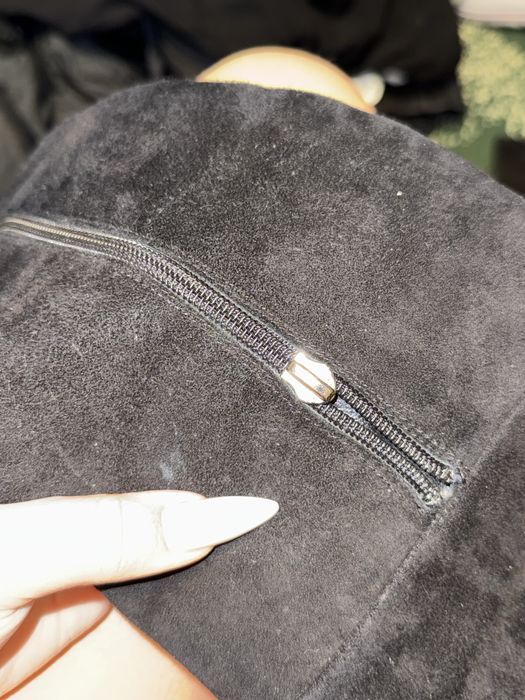 Ботфорди 37 розмір замша