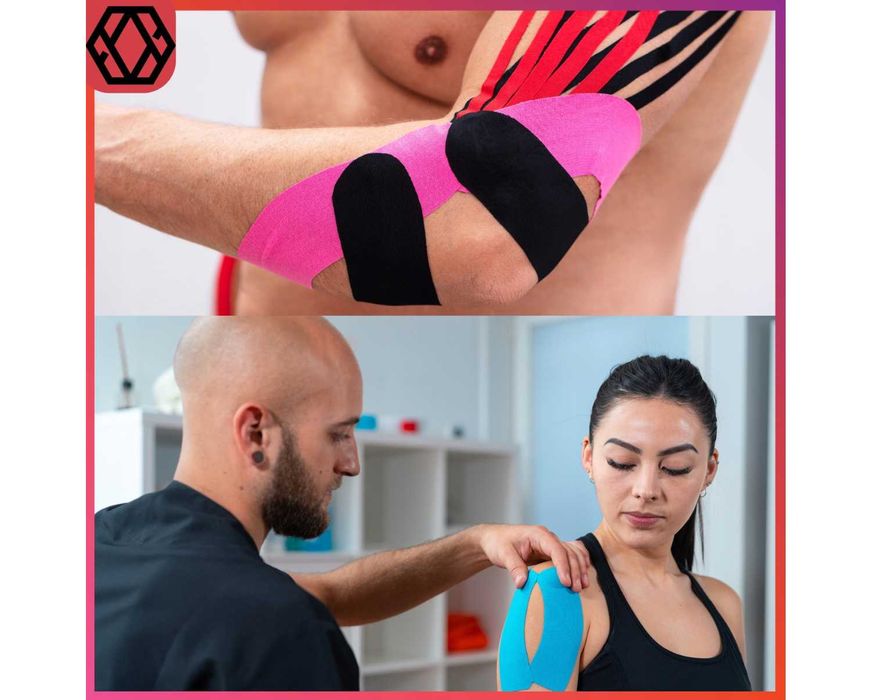Taśmy Kinesiotaping Tejpy Plastry Taśmy Kinezjologiczne 5x5m na Ciało