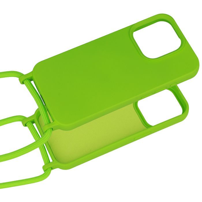 Strap Silicone Case Do Iphone 15 Pro Max Wzór 1 Zielony