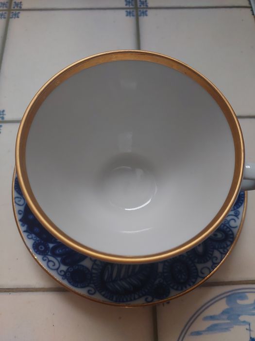 Чайна пара набір сервіз  ЛФЗ " Жар птица "