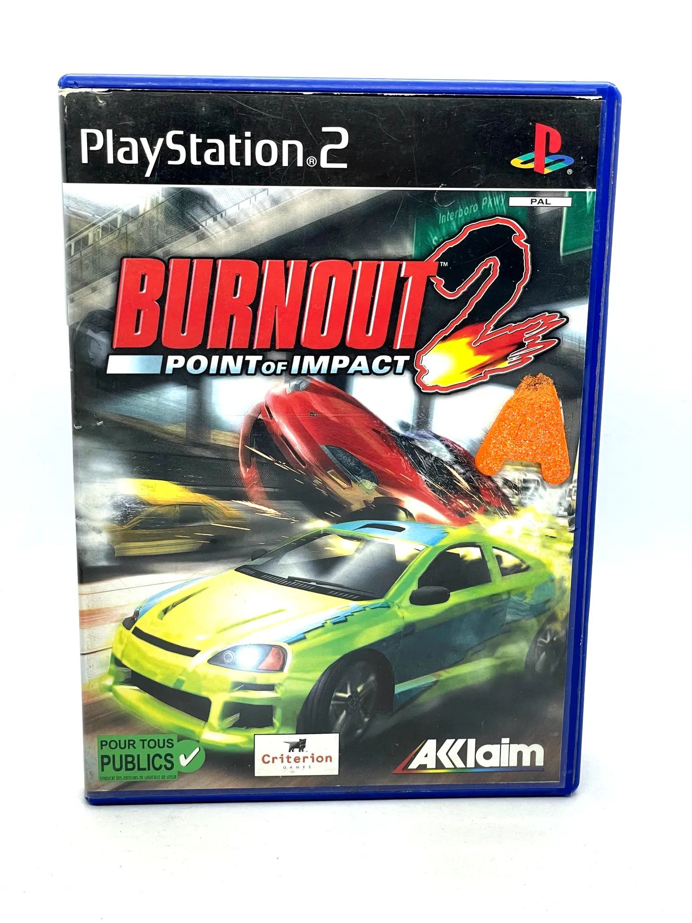 Burnout 2 Point of Impact PS2 Po Angielsku