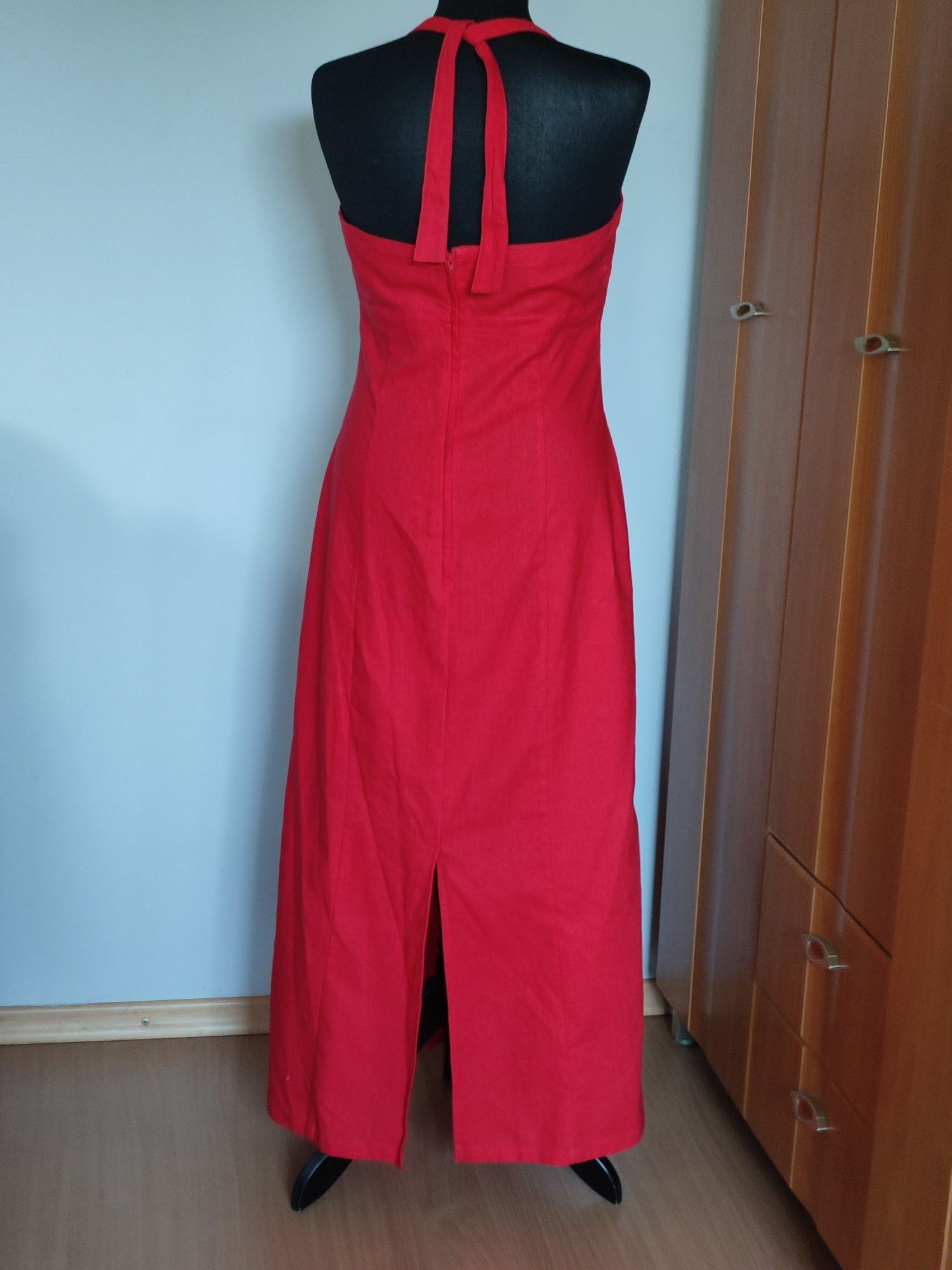 Nowa lniana sukienka H&M rozmiar 38