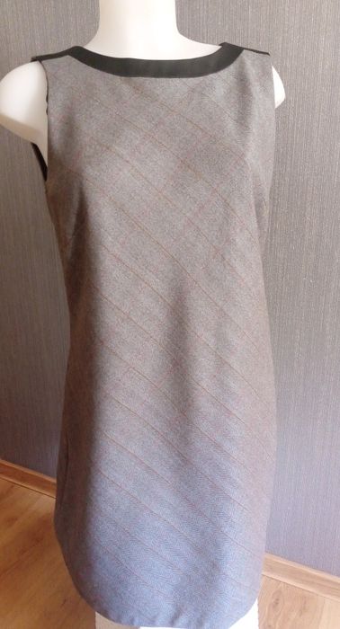 Elegancka sukienka tunika na podszewce r.38