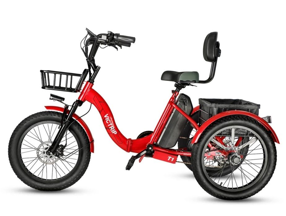 Victrip Trójkołowy 48V 20Ah . Rower elektryczny FAT bike