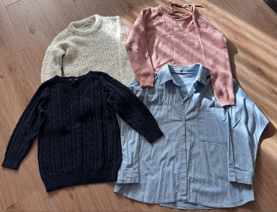 Лот речей светри, світшот,сорочка xs-s