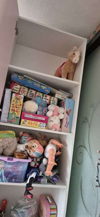 Пенал рожевий, шкаф для іграшок