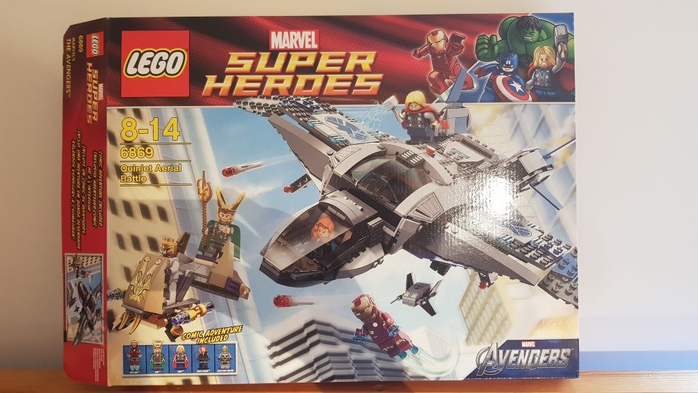 Lego marvel super heroes 6869 quinjet aerial battle UNIKAT