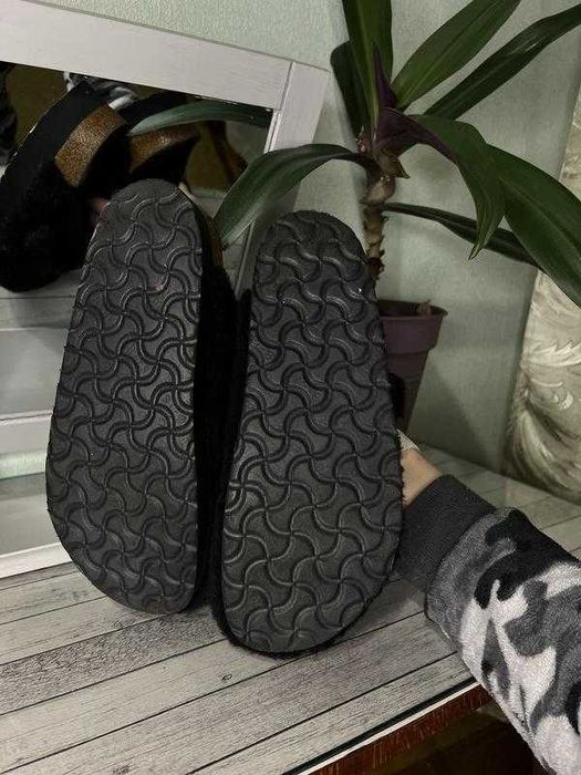 39р-25см Birkenstock boston глоги сабо оригінал хутро