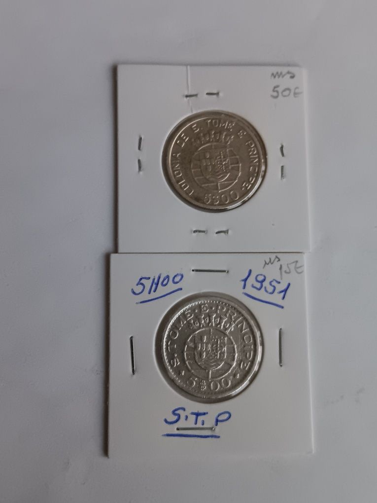 Moedas de S.Tomé e Príncipe