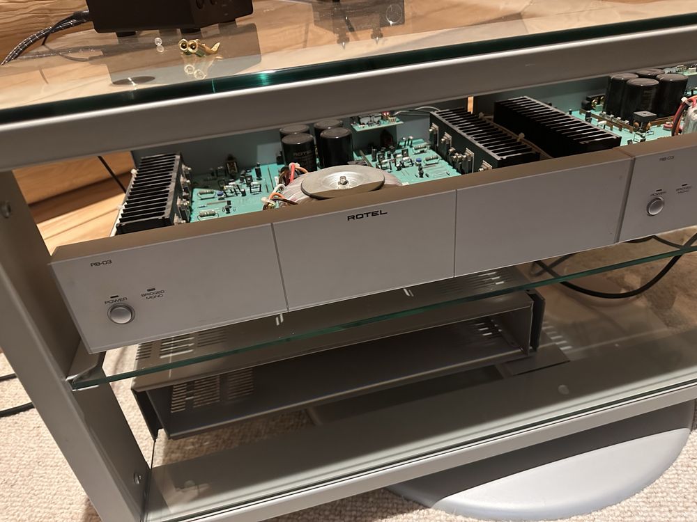 POTĘGA BASSU 2x Rotel RB-03 1x FX Audio Tube 1x DAC Cambridge