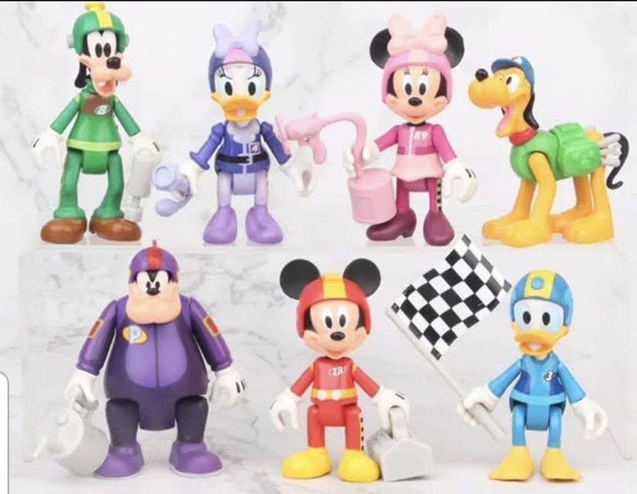 Conjunto 7 pcs Mickey Race Super Pilotos (Portes Incluidos)