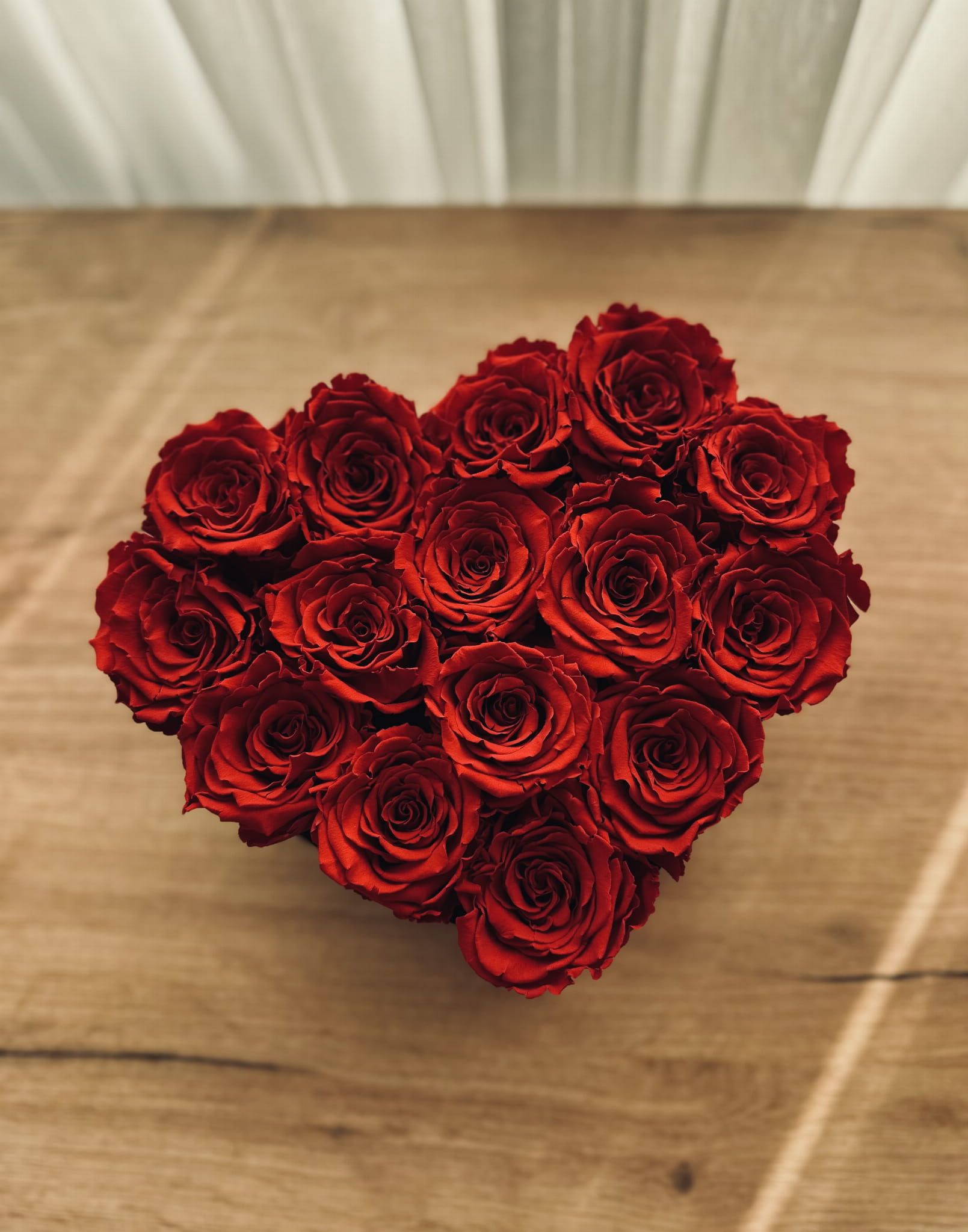 FlowerBox z róż wiecznych serce