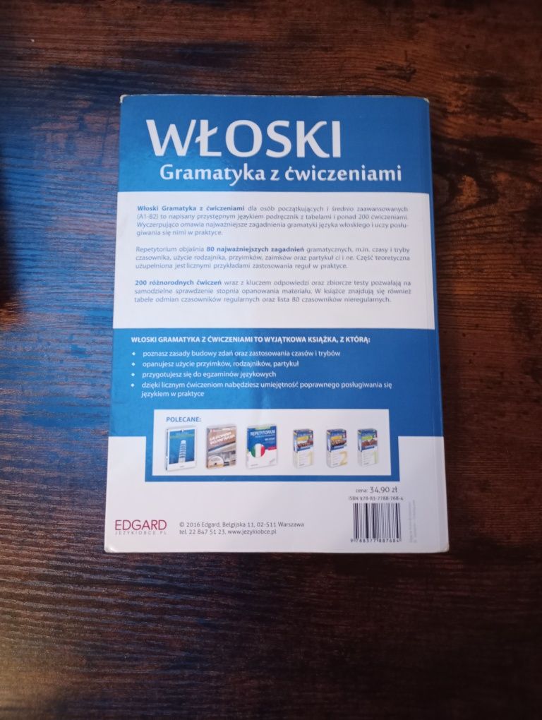 Włoski gramatyka z ćwiczeniami