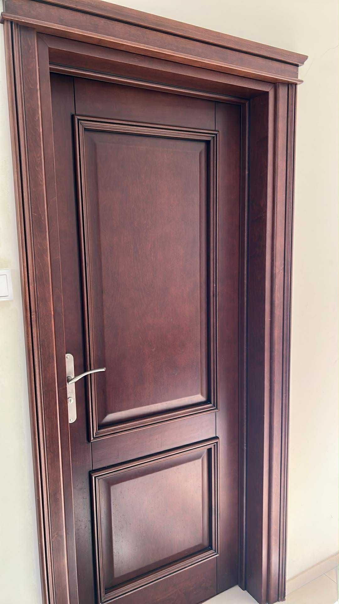 Drzwi drewniane wewnętrzne, komplet 2 sztuki