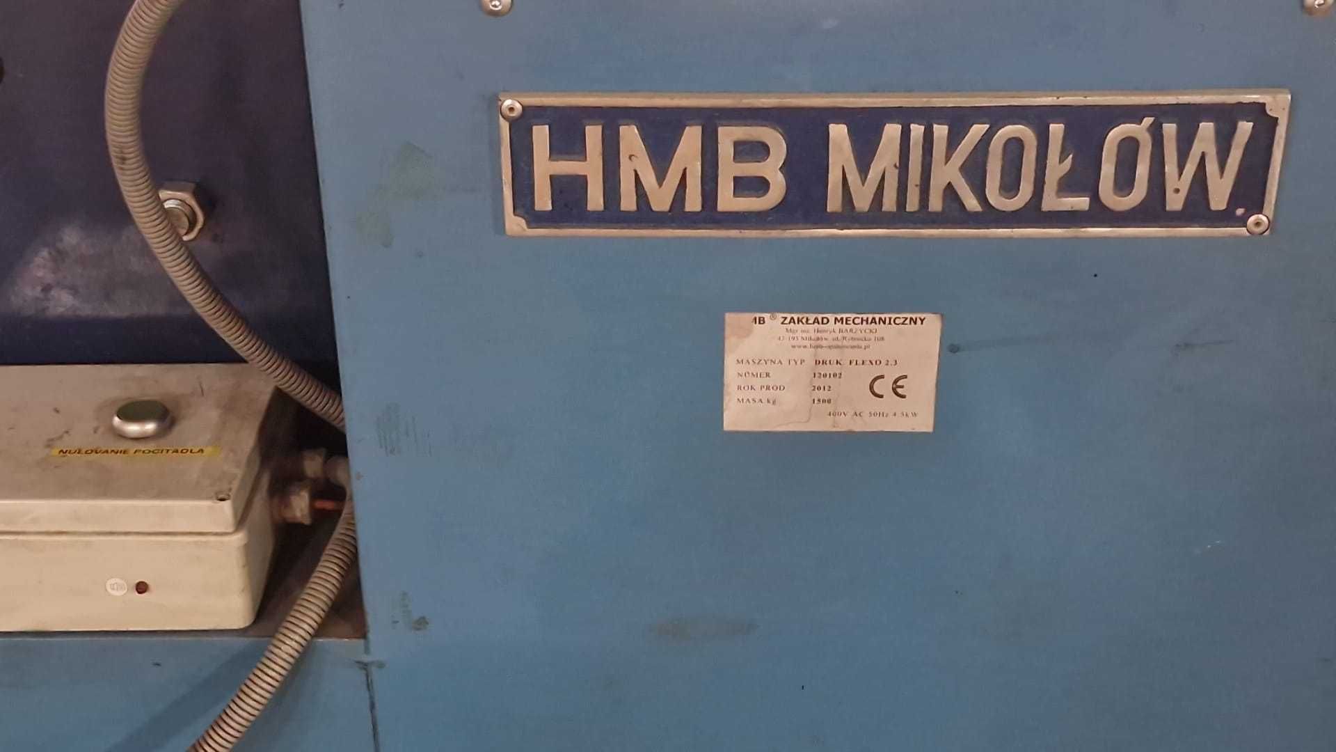 Drukarka Fleksograficzna HMB do opakowań automatyczny podajnik fv