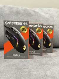 Миша SteelSeries Rival 5 USB Black. НОВІ. ОРИГІНАЛ. США