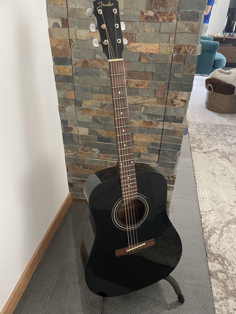 Guitarra Acústica Fender – Preta