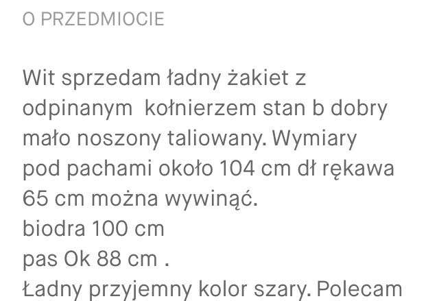 Żakiet wdzianko marynarka damska Kapalua 38/40